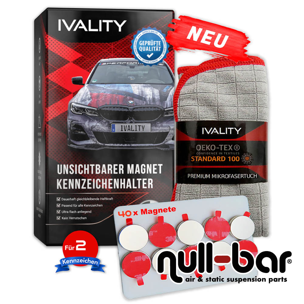 Kaufe IVALITY - 2er Clean Alu/3D Set - hinter der Stoßstange - bei null-bar