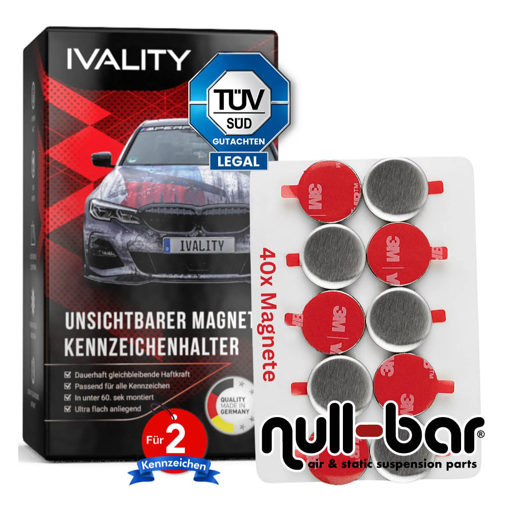 Kaufe IVALITY - 2er Clean Alu/3D Set - hinter der Stoßstange - bei null-bar
