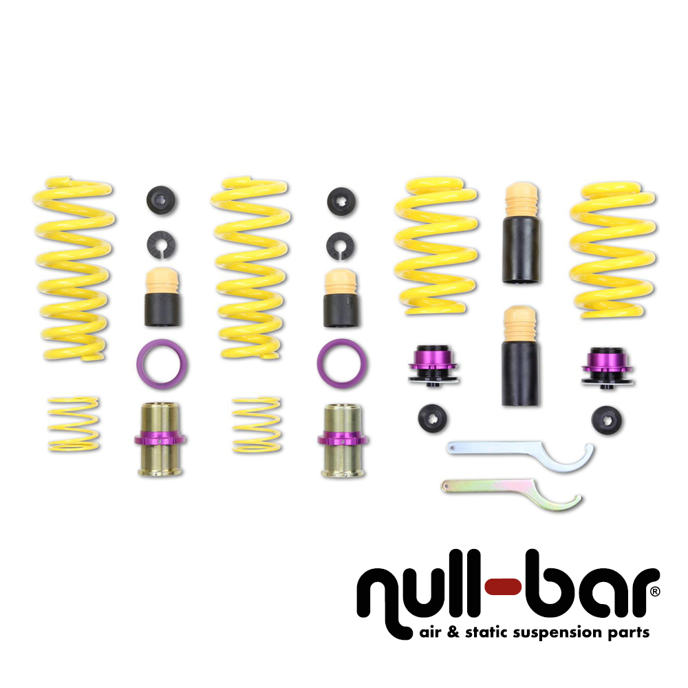 Kaufe KW HÖHENVERSTELLBARER FEDERNSATZ (GEWINDEFEDERN) - AUDI A4 B9 / AUDI A4 B9 AVANT / AUDI A5 F5 bei null-bar