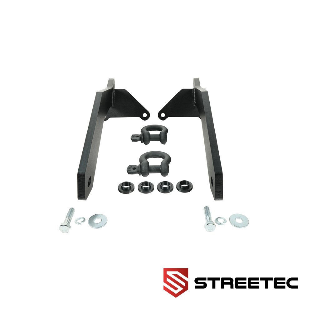 Kaufe STREETEC Bergeösen mit Schäkel hinten schwarz für Ford Transit / Tourneo Custom V710 bei null-bar