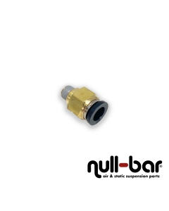 Push-in fitting metal - 1/8" NPT male thread | 3/8" Push-in (like Air Lift 21850)
