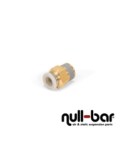 Push-in fitting metal - 3/8" NPT male thread | 3/8" Push-in (like Air Lift 21864)