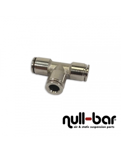 T-Fitting - 6 mm Push-in brass nickel plated
