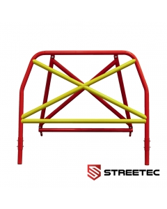 STREETEC Clubsport roll cage with double cross and H-Strut - FORD FIESTA VII (HJ, HF)