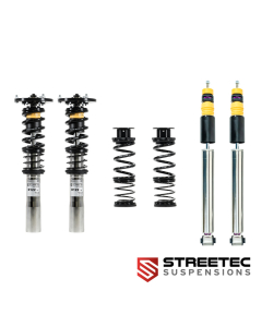 STREETEC ultraLOW Coilovers V3 stainless steel - 55mm with top mounts