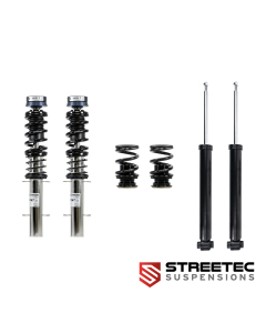 STREETEC ultraLOW Coilovers stainless steel - 4WD with top mounts