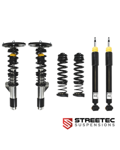 STREETEC ultraLOW Coilovers V2 stainless steel -  with top mounts