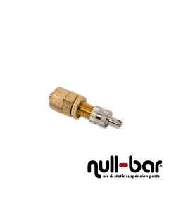 Schrader valve -  6 mm oder 1/4" screw connector