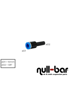 Plug-in Reducer - 3/8" stem | 10mm plug-in