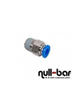 Push-in fitting - 1/4" NPT male thread | 1/4" Push-in (like Air Lift 21745)