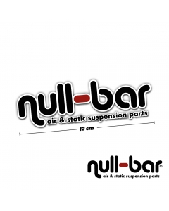 null-bar Sticker 12cm