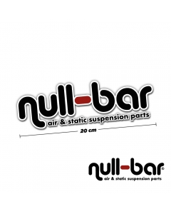 null-bar Sticker 20cm