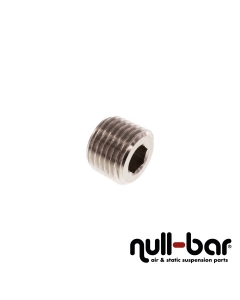 Plug without collar - 1/4" R male thread
