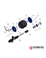 null-bar  STREETEC 'performance' air suspension kit - strut clamping (long  Version)