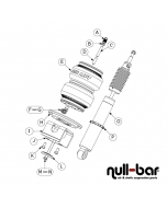 null-bar  Air Lift 13985 - 1 Paar Platzhalter für Federnsitz für Golf 5/6  Plattform mit Allradantrieb